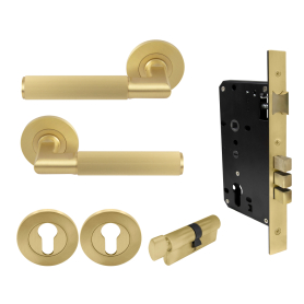 NIDO - Lumina Rose Entrance Set - Linear Knurl