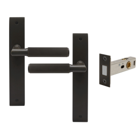 NIDO - Lumina Longplate Passage Set - Magn. Latch - Linear Knurl