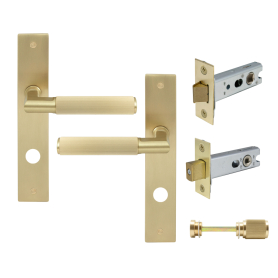 NIDO - Lumina Longplate Privacy Set - Linear Knurl