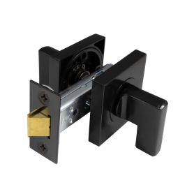 Mini Lever Latch Set - 60mm Backset - 57mm Square Rose