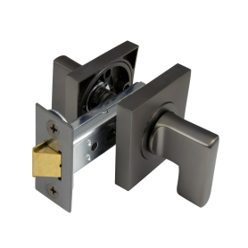Mini Lever Latch Set - 60mm Backset - 57mm Square Rose