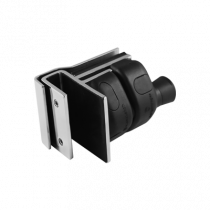 D&D Lockable Frameless Glass Gate Latch - Corner OutSwing