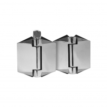 Polaris Soft Close Hinge Pair - Glass to Glass