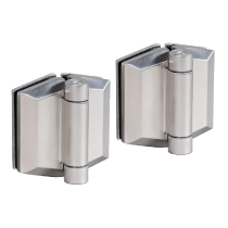 Polaris Retro Fit Soft Close Hinges - Glass to Glass