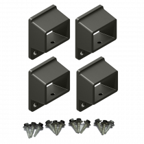 38 x 25mm Raked Bracket + Tek Screws (4 Pack)
