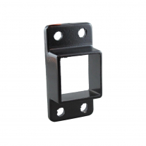 40 x 40 Fence Bracket - Double Lug - Black