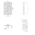 D&D KwikFit Self Closing Hinge Pair