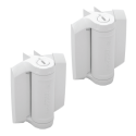 D&D TruClose&reg; Hinge Pair - White