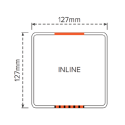Southampton PVC - Inline Post 2500mm