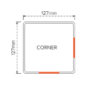 Southampton PVC - Corner Post 2500mm