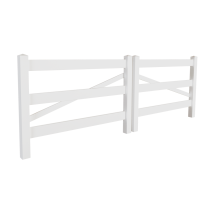 Rural PVC Gate - 1800W x 1300H Pair