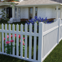 Newport Picket PVC Fence Panel Kit - 2388W x 1200H