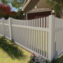 Melville Picket PVC Fence Panel Kit - 2388W x 1200H
