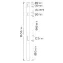 Bridgehampton PVC - Corner Post 1900mm