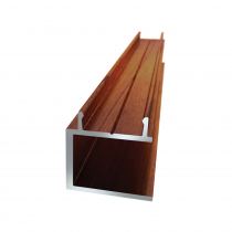 25 x 25mm Conceal Fix U-Channel - 5800mm - Red Cedar