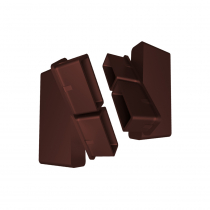 65mm Slat Louvre Bracket Pair - Manor Red