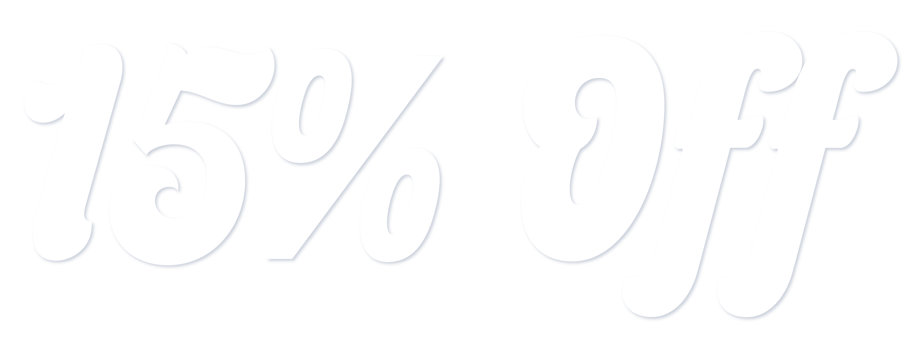 15% Off 