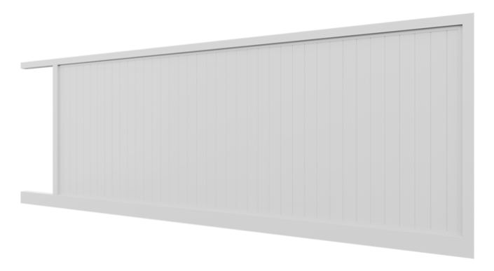 Vertical Zero Gap Slat Panel Screen