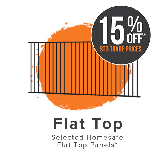 15% Off Standard Trade Prices Homesafe flat top pool fencing