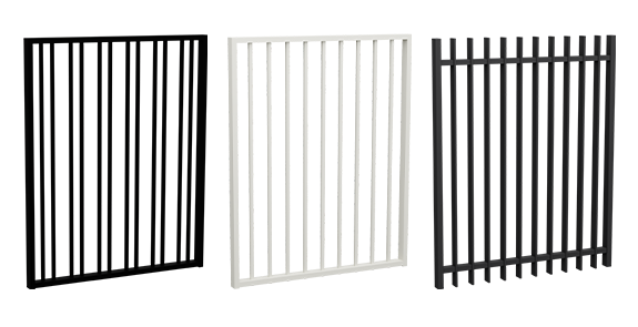 Designer Pool Fence options modified to be Gates