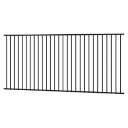 Black Aluminium Fence Panel