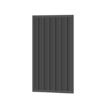 Colorbond® Steel Gate in Monument colour