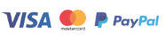 Visa, Mastercard, PayPal