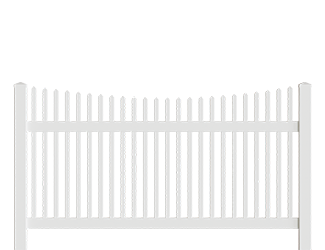 Melville style PVC Fence panel