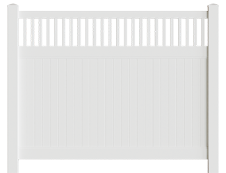 East Hampton style PVC Fence Panel