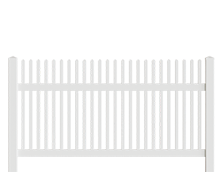 Bayswater style PVC Fence panel