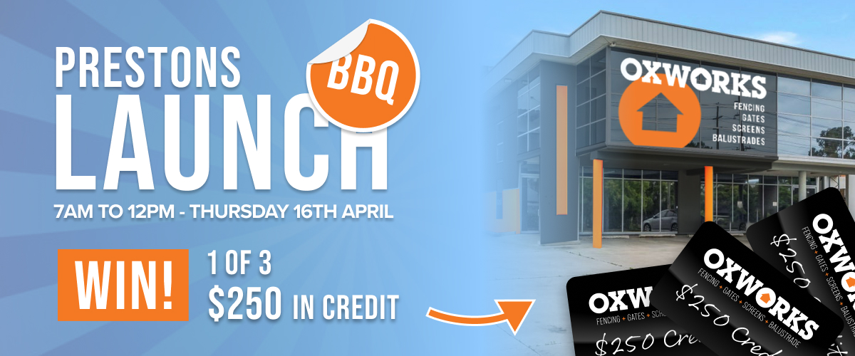 Prestons Launch BBQ. From 7am Thursday 16th April. Win one of three $250 credit vouchers