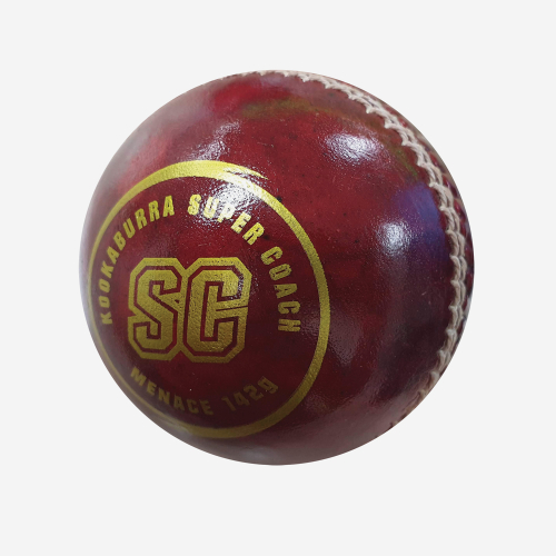 KOOKABURRA SUPER COACH MENACE 2 PIECE CRICKET BALL
