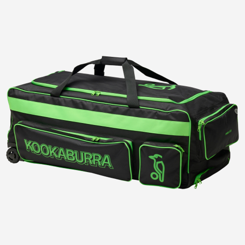 Pro 2.0 Wheelie Cricket Bag - Black / Lime