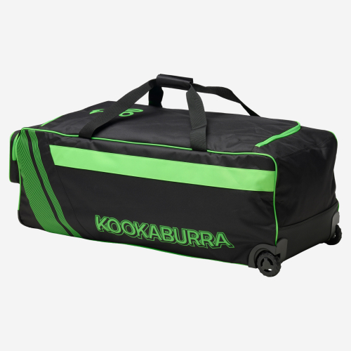 Pro 2.0 Wheelie Cricket Bag - Black / Lime