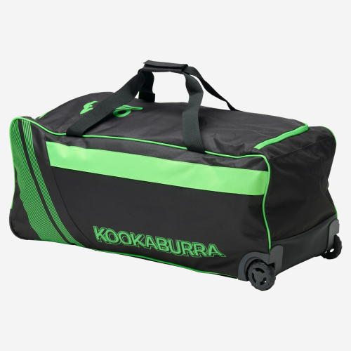 Pro 3.0 Wheelie Cricket Bag - Black / Lime
