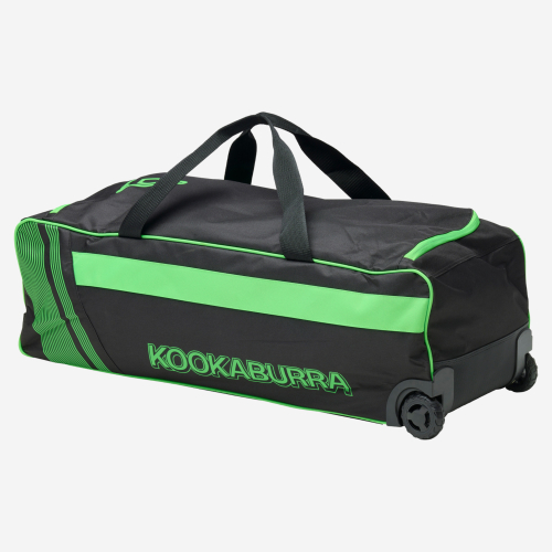Pro 4.0 Wheelie Cricket Bag - Black / Lime
