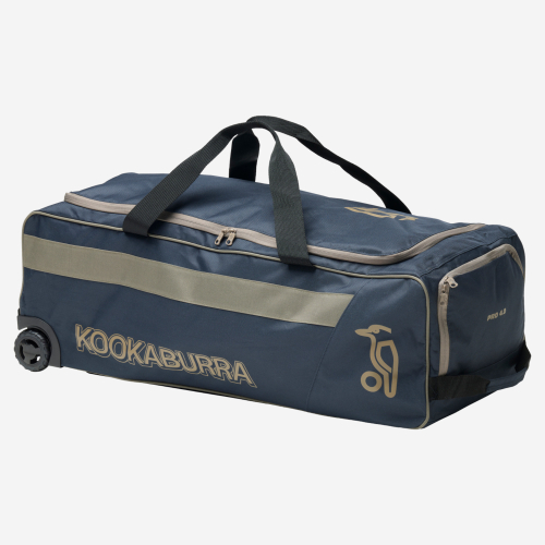 Pro 4.0 Wheelie Cricket Bag - Navy / Taupe