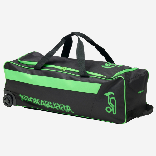 Pro 5.0 Wheelie Cricket Bag - Black / Lime