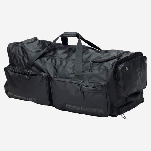 Pro Players Tour Wheelie Cricket Bag - Black