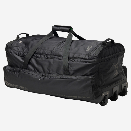 Pro Players Custom Wheelie Cricket Bag - Black