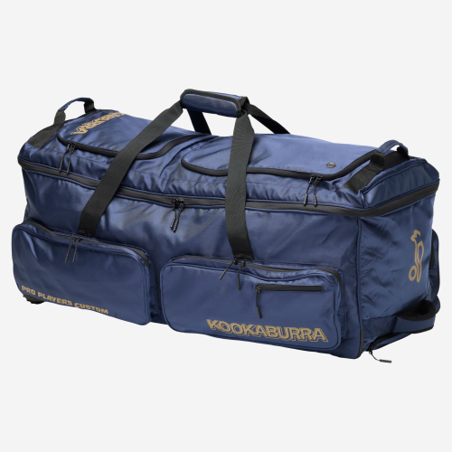 Pro Players Custom Wheelie Cricket Bag - Navy