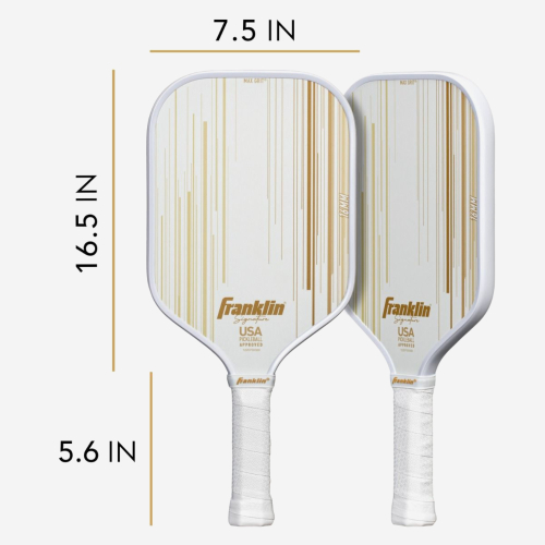 Franklin Signature Series Pickleball Paddle - 16mm White/Gold