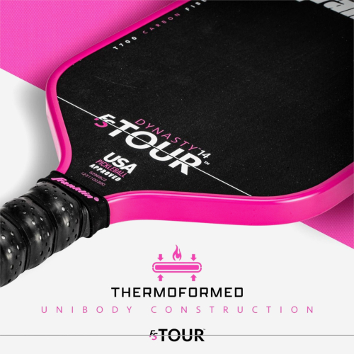 Franklin FS Tour Dynasty Pickleball Paddle - 14mm Pink