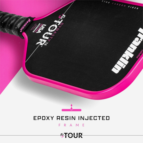 Franklin FS Tour Dynasty Pickleball Paddle - 14mm Pink