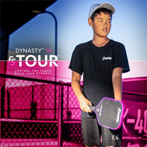 Franklin FS Tour Dynasty Pickleball Paddle - 14mm Pink