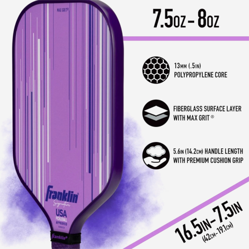 Franklin Signature Series Pickleball Paddle - 13mm Lilac