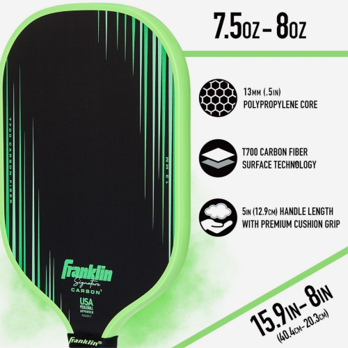 Franklin Signature Carbon Traditional Pickleball Paddle