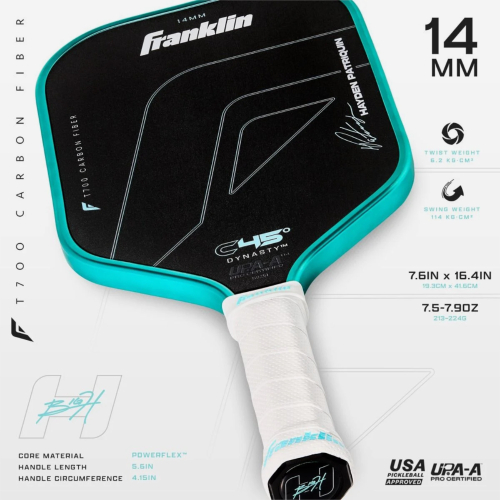 Franklin C45 Hayden Patriquin Signature Pickleball Paddle - 14mm
