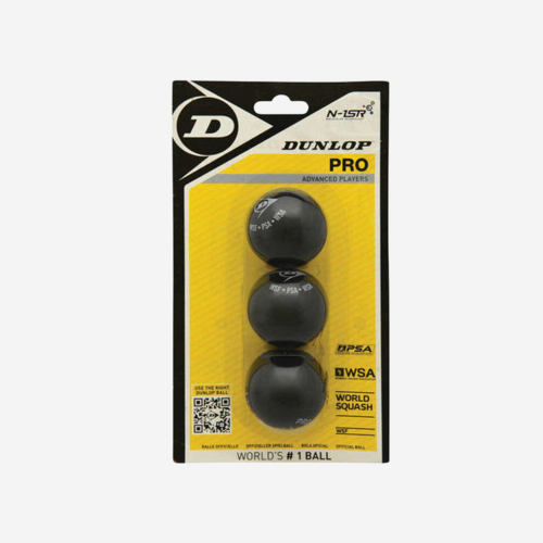Dunlop Pro Squash Balls - 3 Pack