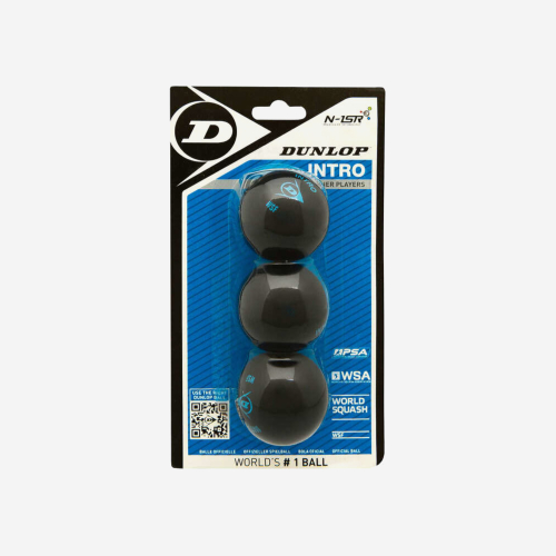 Dunlop Intro Squash Balls - 3 Pack